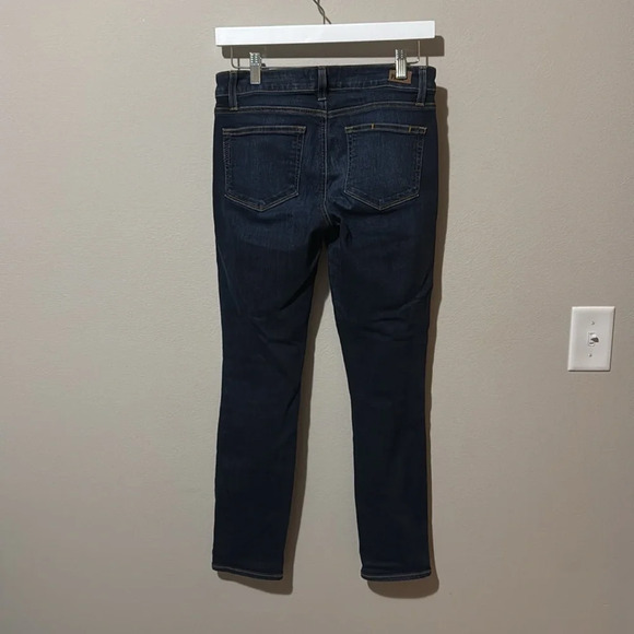 PAIGE skyline ankle peg jeans size 27 EUC dark wash premium denim emery blue - Picture 7 of 13